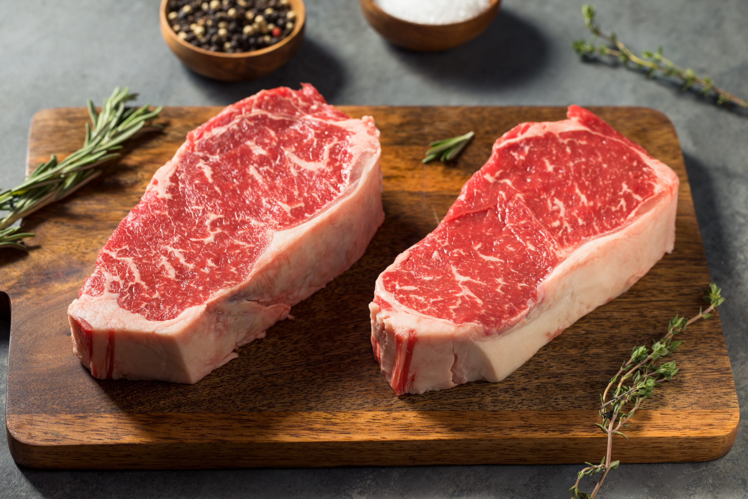Raw Red Organic New York Strip Steak